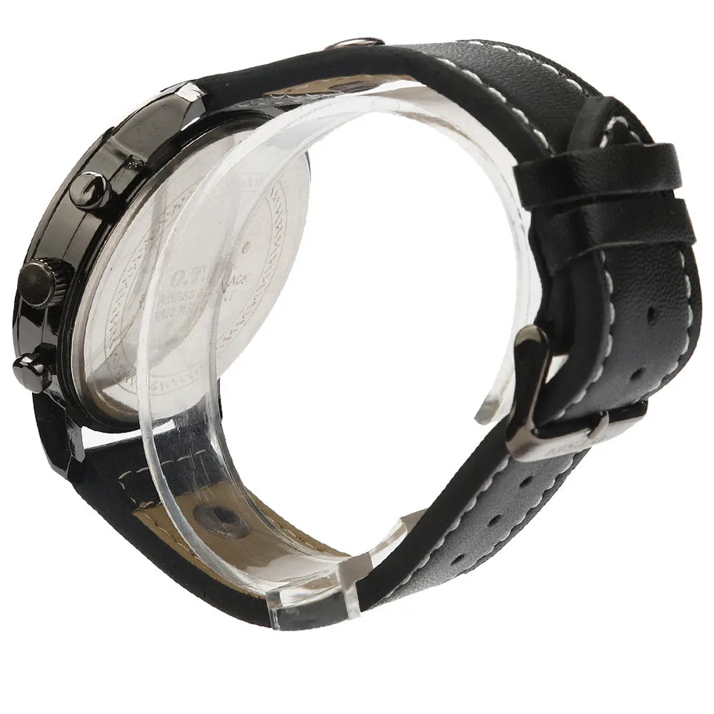 Новые модные простые Стильные Роскошные Военные Спортивные кварцевые наручные часы повседневные кожаные мужские часы горячие часы relogio masculino