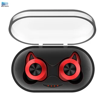 

Biosafe 2pcs Mini Stereo Bluetooth Earphone Headphones With Battery Box In-Ear Wireless Headset Driving Earbuds For Smartphone