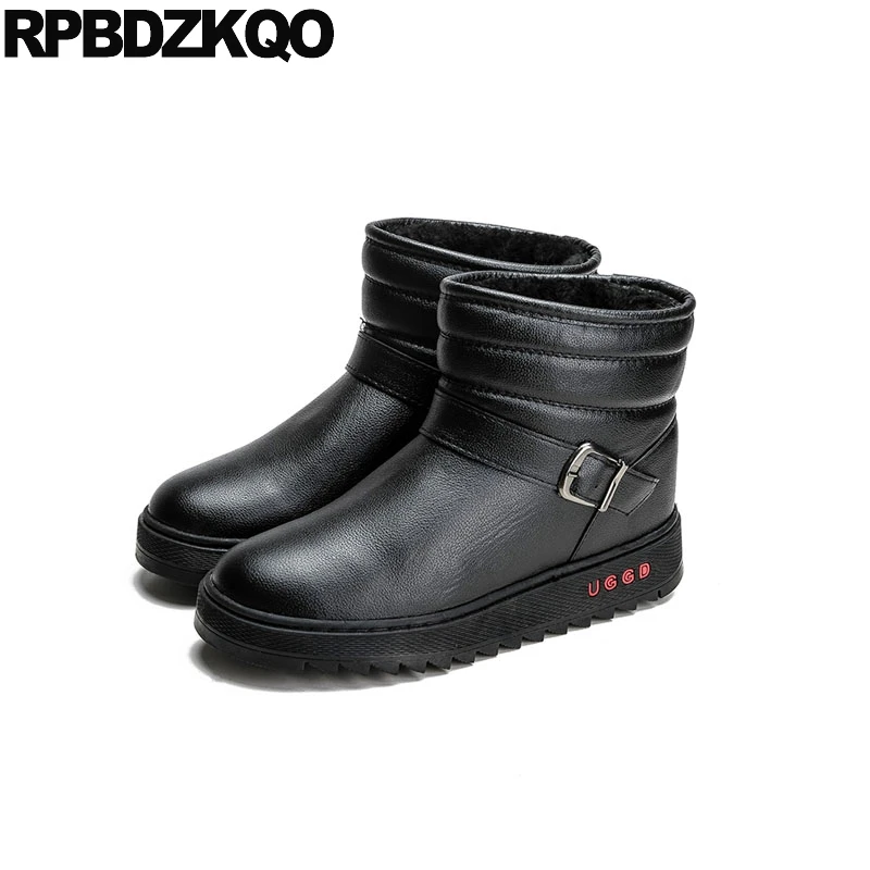 

snow boots short designer black plus size ankle flat snowboot 2018 cheap waterproof fur men slip on casual shoes australian high