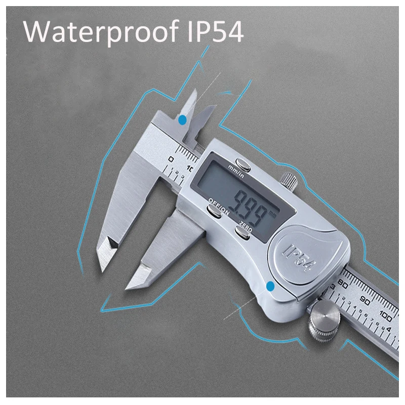 Электронный штангенциркуль 0-150 мм линейка электронный ЖК-штангенциркуль микрометр электронный цифровой штангенциркуль