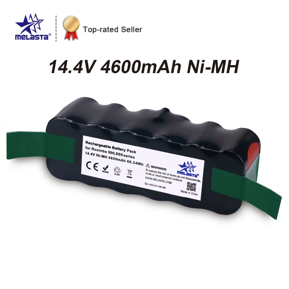 Updated Capacity 4.6Ah 14.4V NIMH Vacuum battery for iRobot Roomba R3 500 600 700 800 Series 510 530 531 532 620 650 770 870 880 Updated Capacity 4.6Ah 14.4V NIMH Vacuum battery for iRobot Roomba R3 500 600 700 800 Series 510 530 531 532 620 650 770 870 880