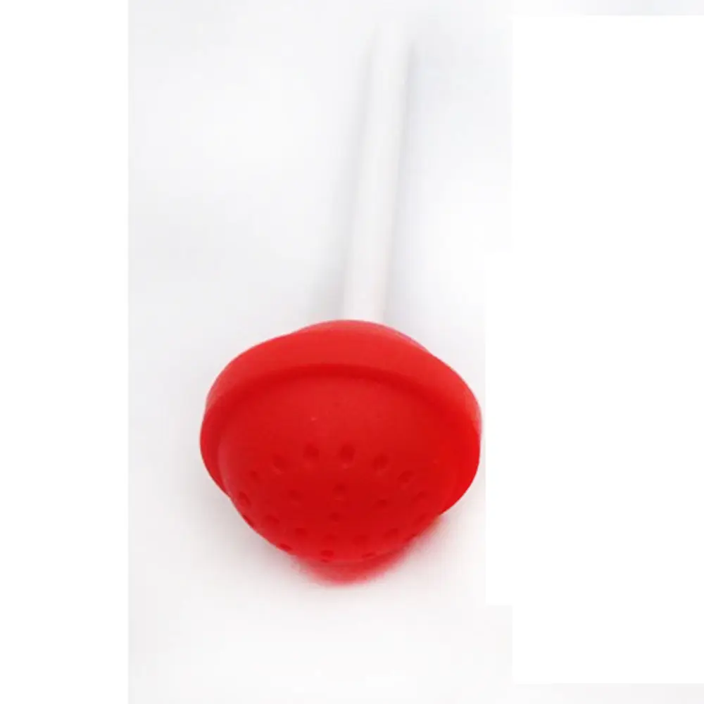 Силиконовый сладкий чай для заварки конфет леденец в форме листа чашка с фильтром круче - Цвет: Красный