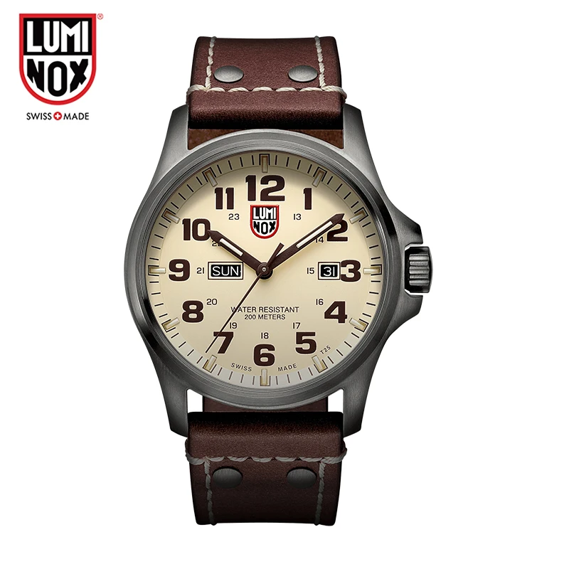 

Luminox watch men Military Men Watch Leather Sport Quartz Clock Mens Watches top brand luxury Waterproof Relogio Masculino saat