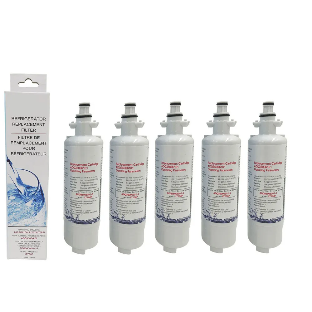 Hot Household Water Purifier Activated Carbon Reverse Osmosis Refrigerator Ice &amp Filter Replacement for LT700P 5 Pcs/lot | Бытовая