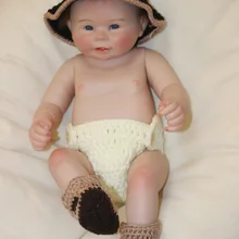 20 дюймов, 50 см, силиконовая виниловая коллекция, кукла-Реборн, Реалистичная кукла для новорожденных, настоящая кукла для новорожденного, милый мальчик