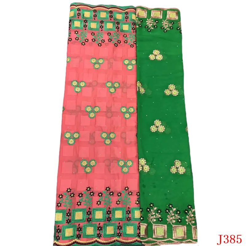 

Bazin Riche Getzner with Blouse Cotton African 5+2 Yards Nigeria Embroidery Fabrics French Lace Fabric for Women HA385
