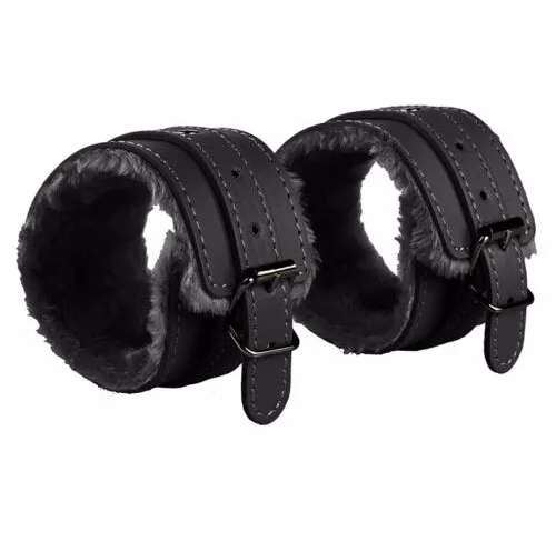 KU S+ Fetish Sex Toys BDSM Bondage Restraints Set Kit Ball Gag Cuff Whip Collar 7 pcs 5