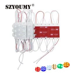 SZYOUMY SMD 2835 Светодиодный модули с объективом высокого уровня 160 градусов света IP68 Водонепроницаемый мини пикселей светодиодный модуль