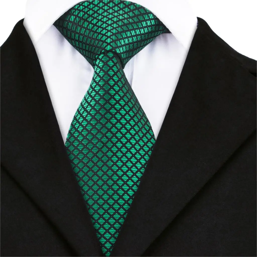 Hi-Tie брендовые Дизайнерские мужские модные шелковые галстуки синие 4 цвета мужские галстуки Подарочная коробка набор галстуков для мужчин галстук без запонок FD-002