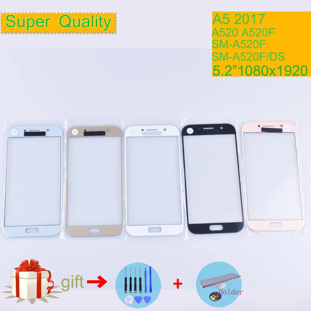 

For Samsung Galaxy A5 2017 A520 A520F SM-A520F SM-A520F/DS Touch Screen Front Glass Panel A5 2017 SM A520 TouchScreen Outer Lens