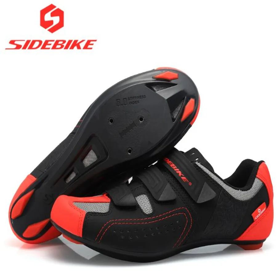 

2019 SIDEBIKE Self-Locking Cycling Shoes Triathlon MTB Sneakers Zapatos Ciclismo Road Bike Bicycle Shoes Athletic Sport Shoes
