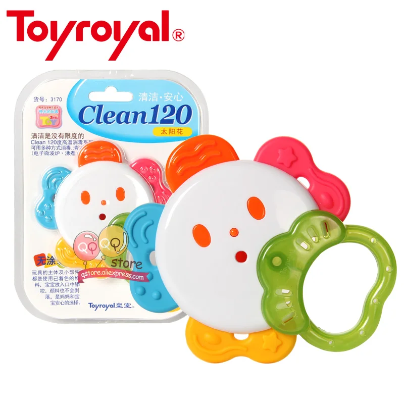 Toyroyal Детские Прорезыватели для зубов, погремушка, безопасные сенсорные Развивающие игрушки для детей, вареный пар, чистый подарок для младенцев - Цвет: TR3170