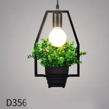 

'The Best' Simple Plant Iron Chandelier Iron Lamp Geometry Plants Lights for Pub Music Restaurant 889
