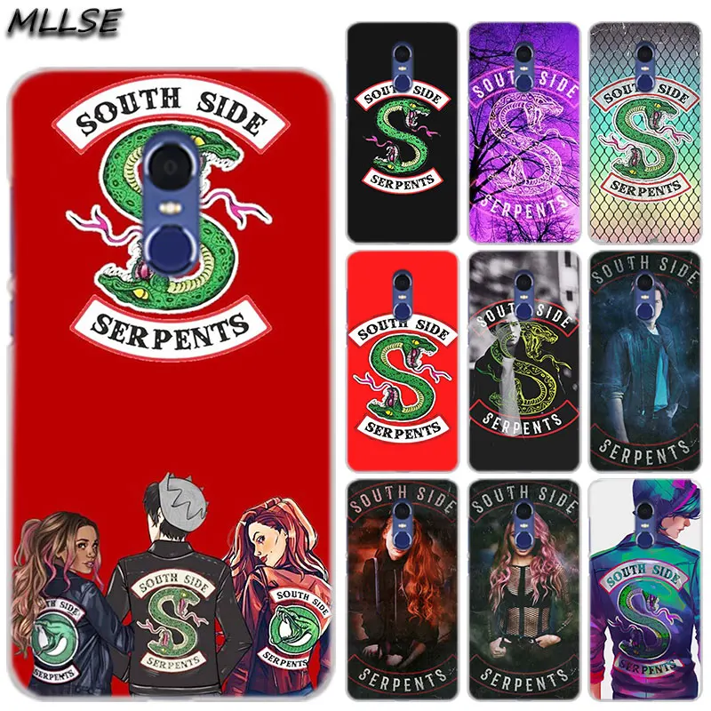 

MLLSE Riverdale South Side Serpents style Clear Case Cover for Xiaomi Play Rdemi S2 3S 4A 5A 5Plus 6A Pro Note 6 5A 4X 4 7 Cover