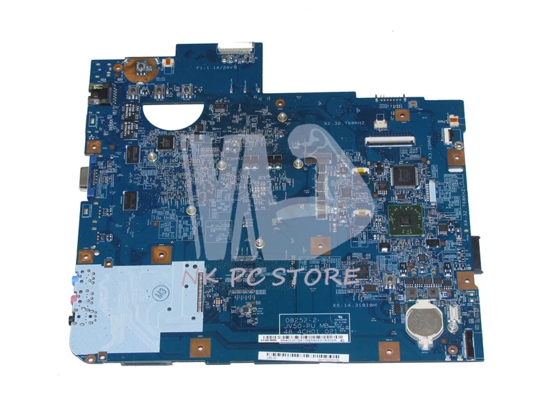 JV50-PU 48.4ch01.021 اللوحة الرئيسية لشركة أيسر أسباير 5536 المحمول اللوحة المقبس s1 cpu ddr2 مع الشحن mb. P4201.004 MBP4201004