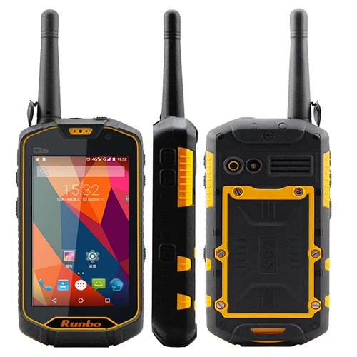 Runbo Q5 VHF/UHF портативная рация смартфон IP67 Водонепроницаемый 4G LTE 4 5 дюймов конуса 2