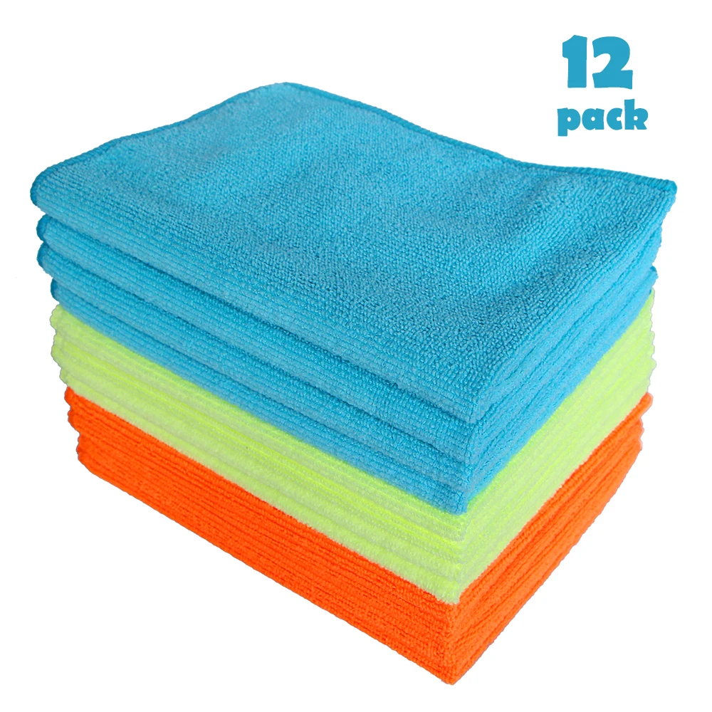 12Pcs Microfiber Cleaning Auto Car Detailing Wash Dry Clean Polish Cloth Duster Kitchen Dirt Cleaning Home Cleaning Tools-in Sponges, Cloths & Brushes from Automobiles & Motorcycles on Aliexpress.com | Alibaba Group