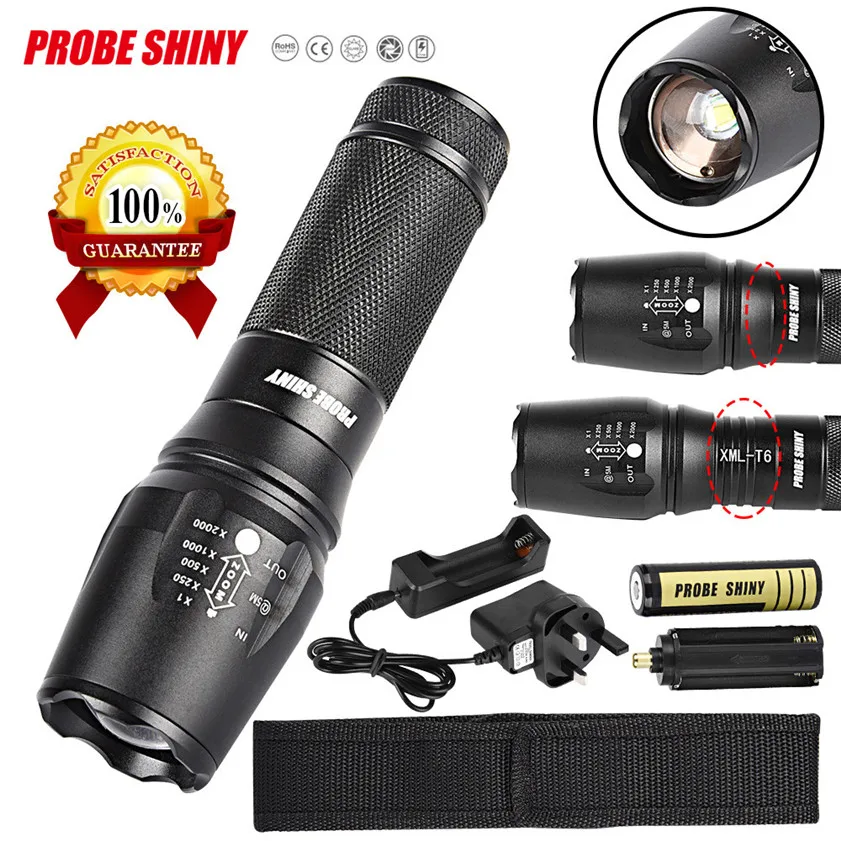 Buy Super 5000 Lumen G700 LED Zoom Flashlight X800