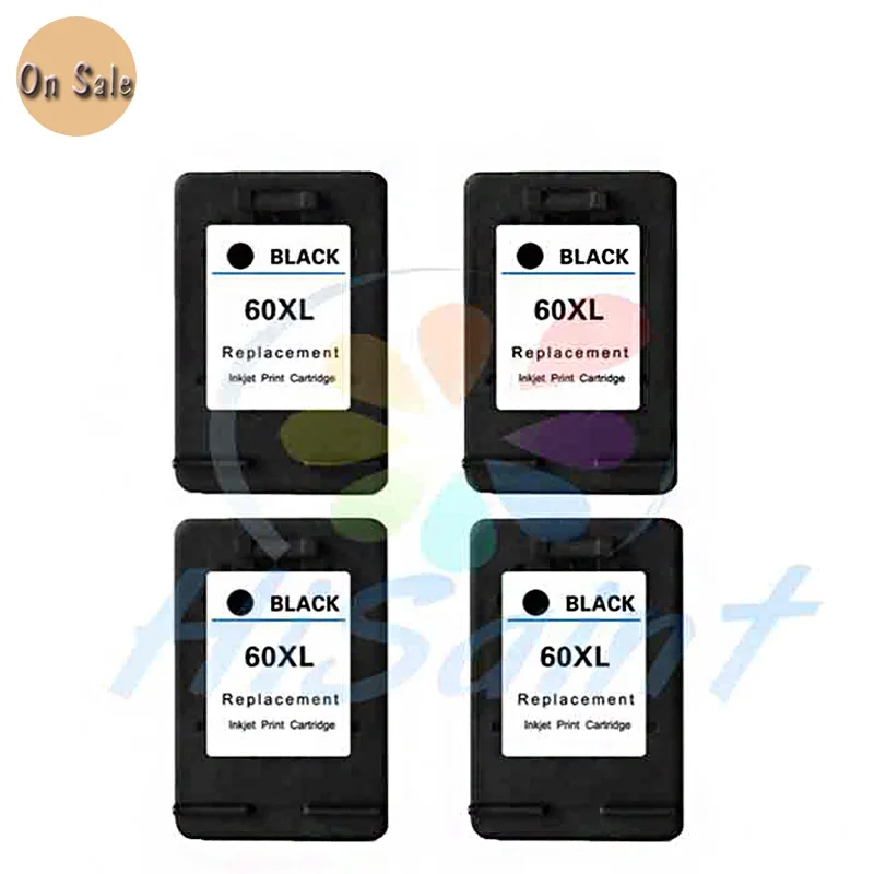 Black Cartridge For HP 60 For hp 60XL Ink Cartridge For HP Deskjet