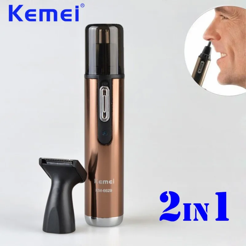 

KEMEI 2016 HOT Electric Rechargeable Nose and Ear Hair Trimmer Removal Hair Clippers Shaver Shaving Trimmer for Nose BT-151
