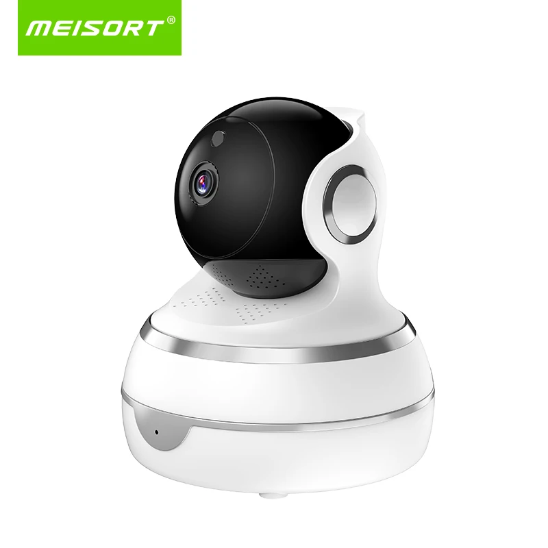 

Meisort IPC07 IP Camera Human Body Sensor Camera Security Surveillance Wireless Wifi Camera Work with Google home alexa echo