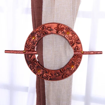 

2 Piece/Pair Luxury Home Decoration Curtains Clips Accessories Eco-friendly Disc Ring Rome Hoop Buckle Curtain Clasp Ring Circle