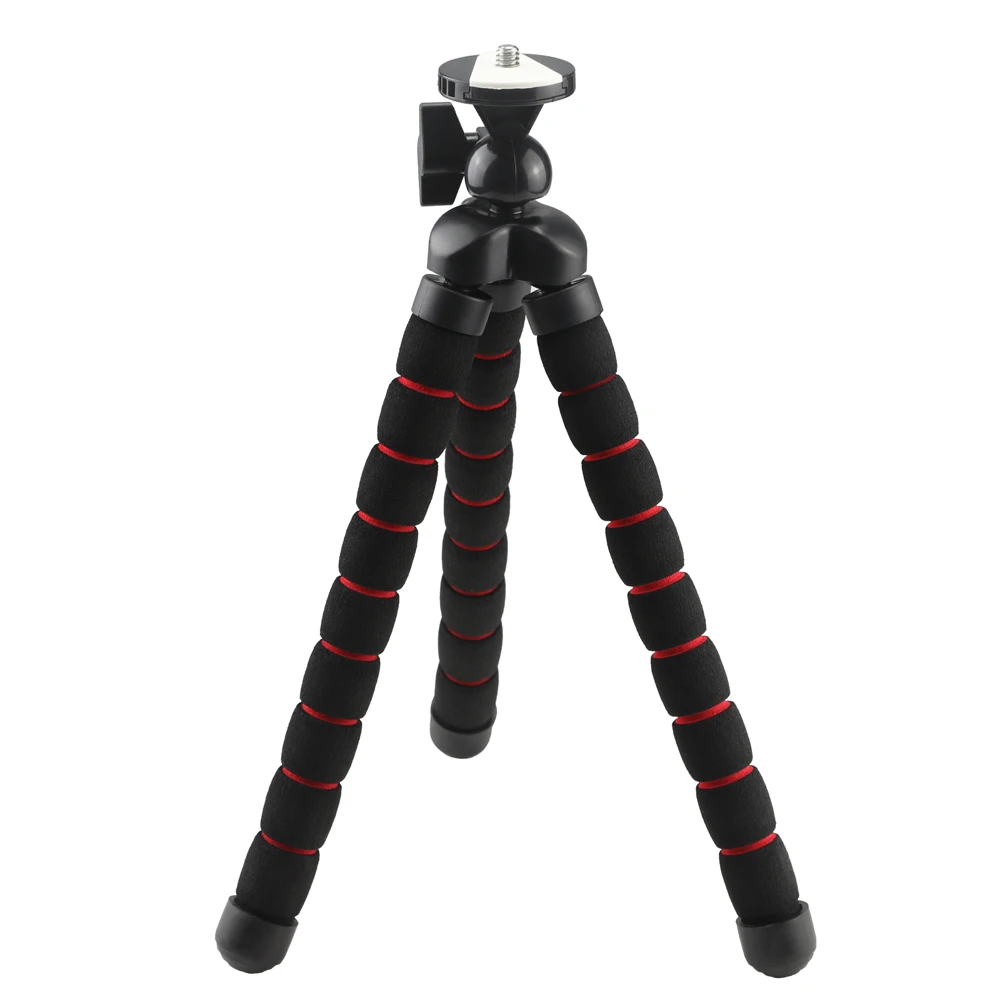 Большой размер Гибкий Осьминог штатив с держателем Gorillapod монопод для Gopro SJCAM Yi 4K Nikon Canon Fuji d5200 DSLR камеры