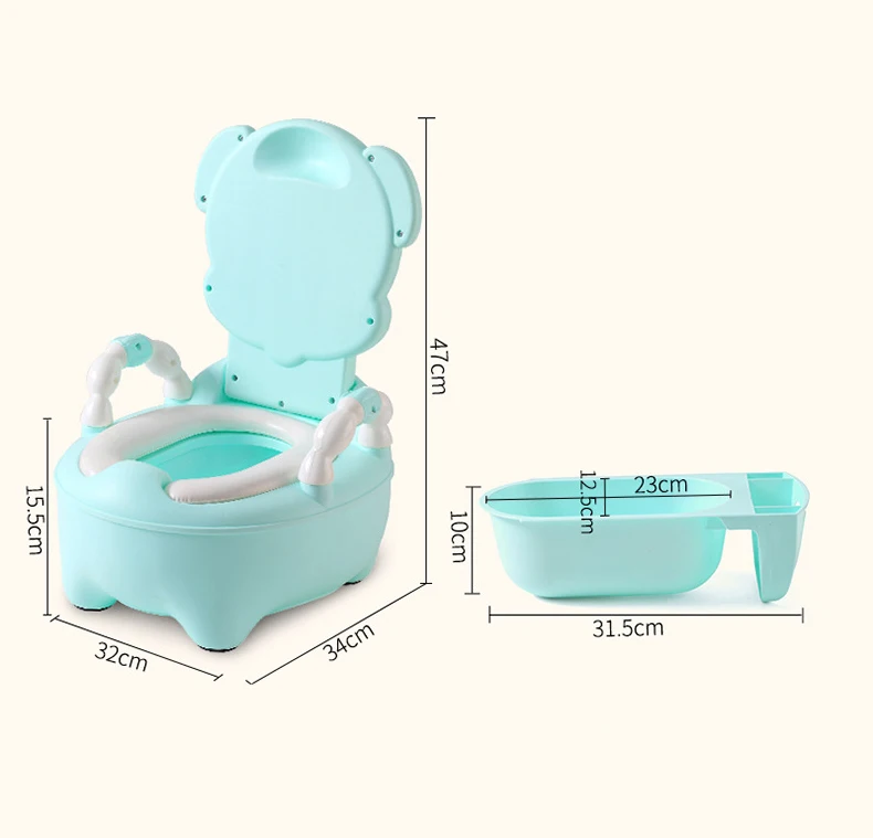 Портативный Детский горшок, милый детский горшок, тренировочное сиденье, Детские писсуары, детский унитаз, милый мультяшный горшок, тренировочная сковорода, сиденье для унитаза