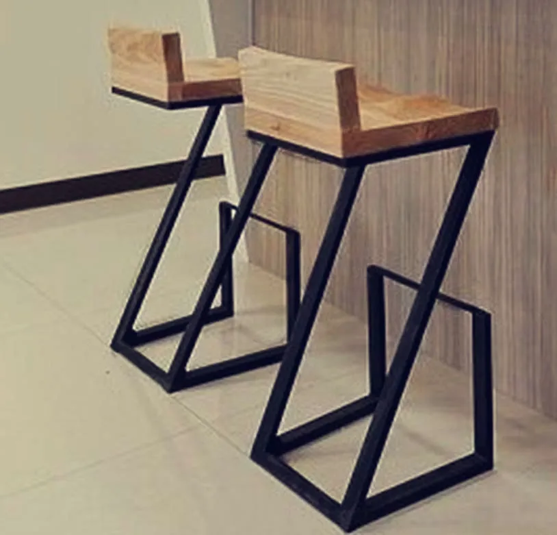 Creative American Wood To Do The Old Wrought Iron Bar Stool Creative American Wood To Do The Old Wrought Iron Bar Stool Stools Retro Highchair Coffee Lounge Chair In From Furniture On