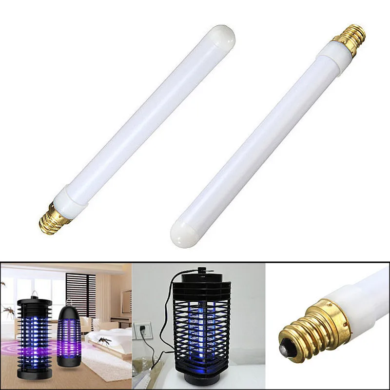 3W E14 LED Light Bulb Tube PVC Cover Mosquito Catcher Insect Bug Killer