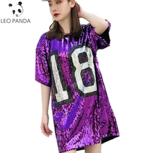 Хип-хоп летняя новая мода Тяжелая индустрия Sequester цифровой круглый воротник с коротким рукавом Футболка женская Свободная средняя длинная Студенческая