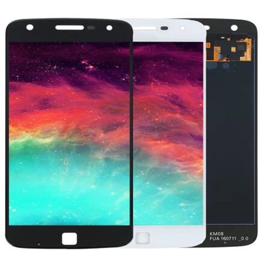 

For Motorola Moto Z Play XT1635 LCD Screen and Digitizer Assembly With Front Frame Replacement!!(Black/White)