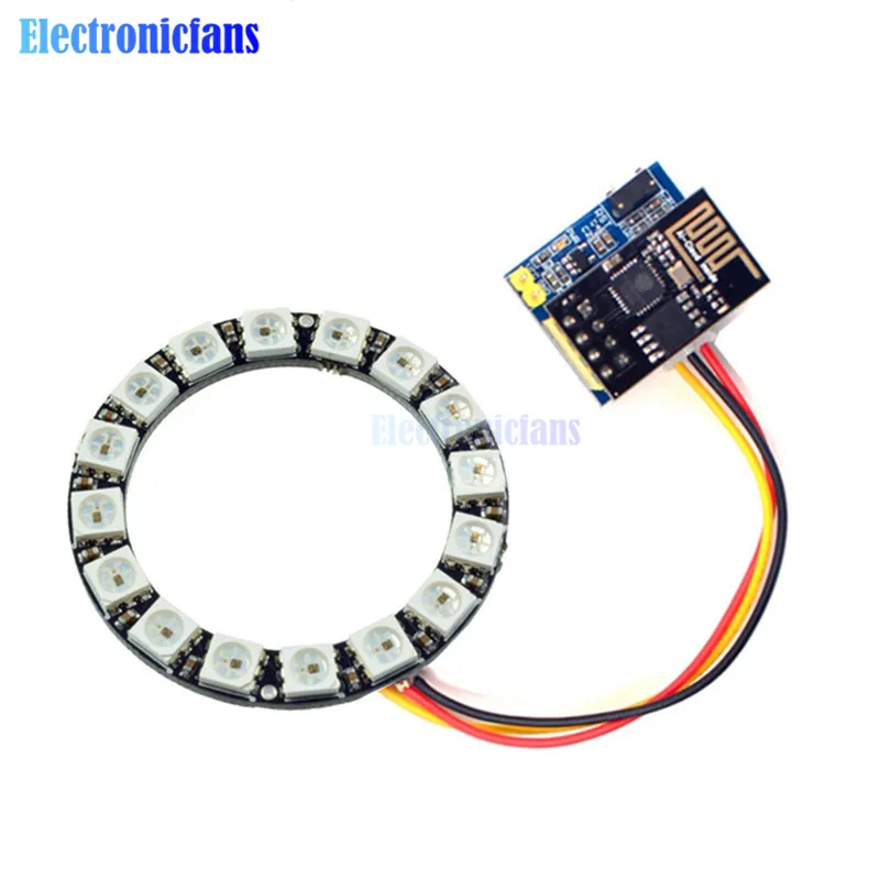 Escudo de extensión RGB LED digital WS2812B para D1 de Fundación Wemos mini