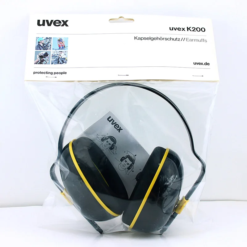 UVEX профессиональная защита ушей защитные наушники Шум снижение коэффициент "сигнал/шум" 28DB Регулируемая Охота Стрельба исследование наушник для сна