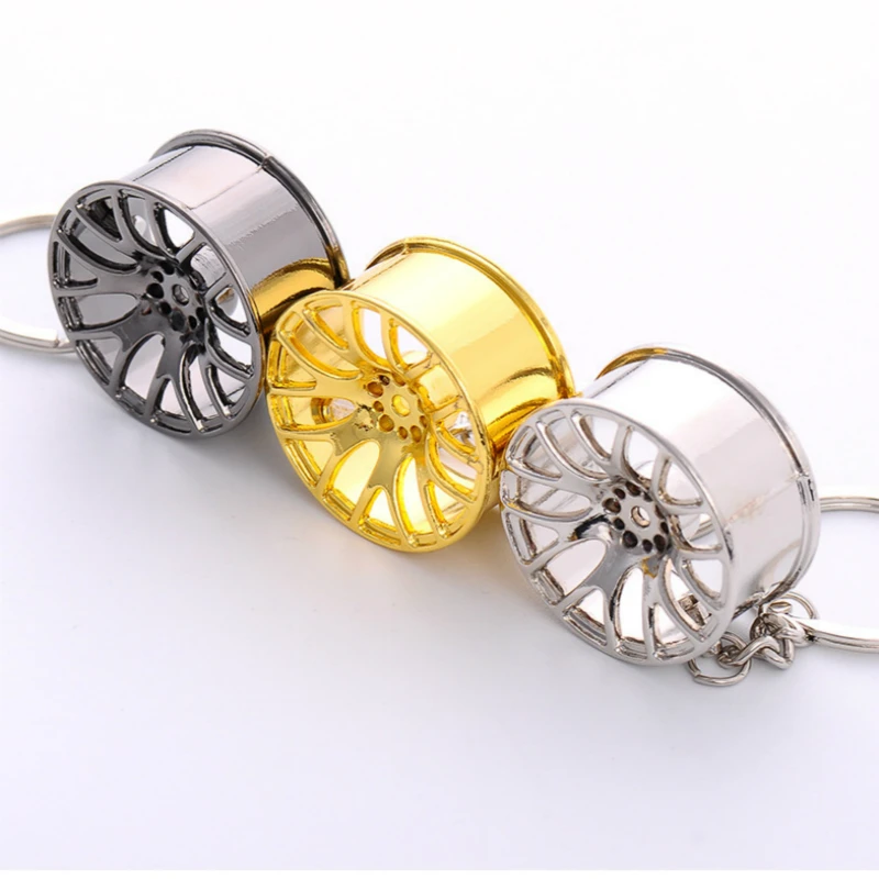 

Automobile Tire Collection Toys Pendant Metal Key Buckle Garage Kit Action Figures Children's Creative Christmas Gift