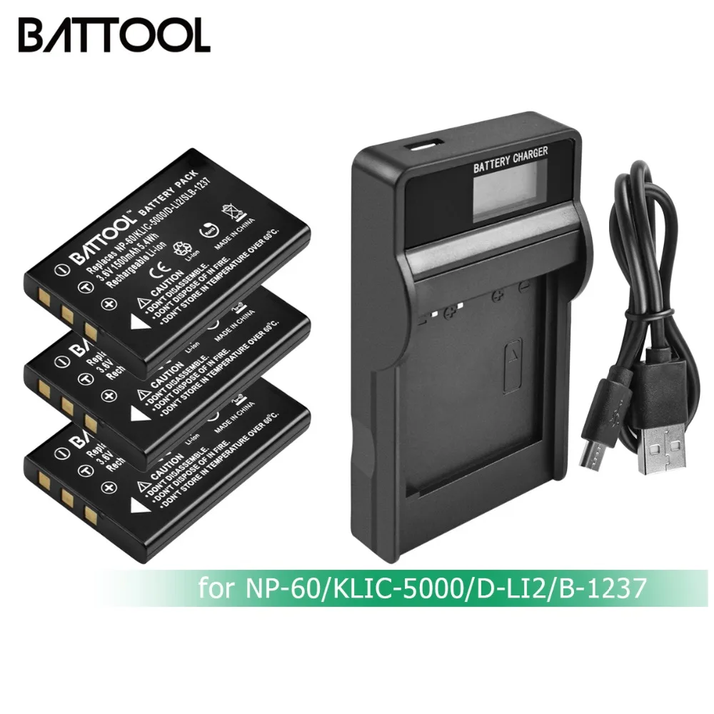 BATTOO NP 60 FNP60 NP60 аккумулятор + ЖК зарядное устройство для Fujifilm F50I F501 F401 SLB 1137 1037 CNP 30 K5000