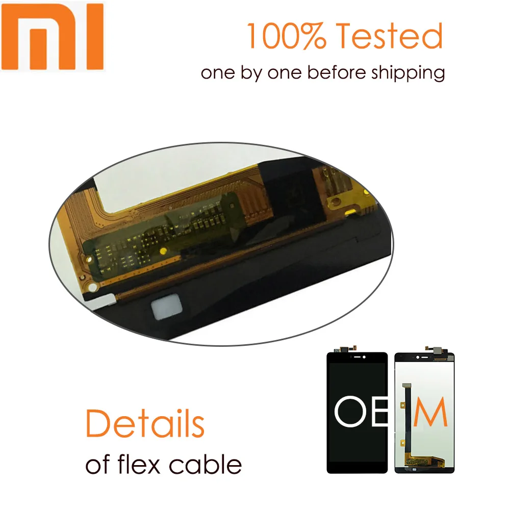 5 0 &quotAAA Качество LCD для XIAOMI Mi 4i сенсорный экран с рамкой Mi4i ЖК дисплей дигитайзер