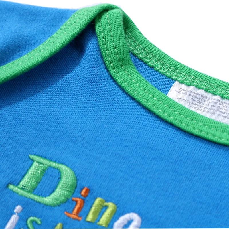 2018 Fashion Baby Romper Short Sleeves 100% Cotton Baby Pajamas Animal Cartoon Printed Newborn Baby Girls Boys Clothes Rompers (4)