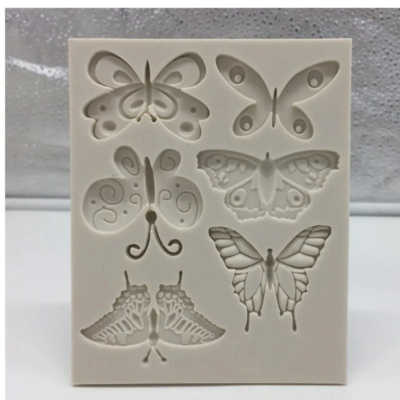 

Butterfly Shape Silicone Mould DIY Fondant Cake Mould Chocolate Fudge Tool E127