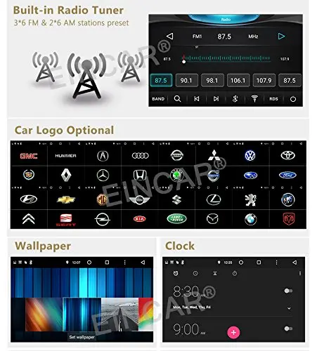 6 2 ''автомобильный стерео Android 5 1 сенсорный экран двойной Din в тире