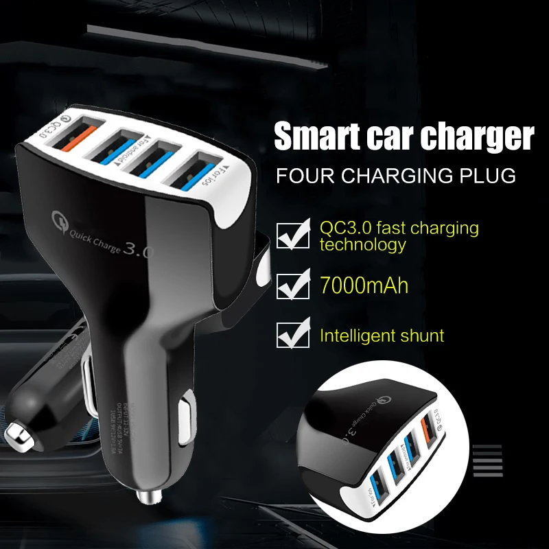 QC3.0+ 3.5A автомобильное зарядное устройство для автомобиля прочный для USB