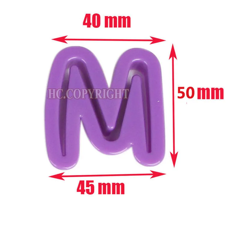Верхний алфавит, с прописной буквой буквы форма для вырезания торта украшения инструменты Пластиковая форма для кексов вырезы формочка для вырезания печенья