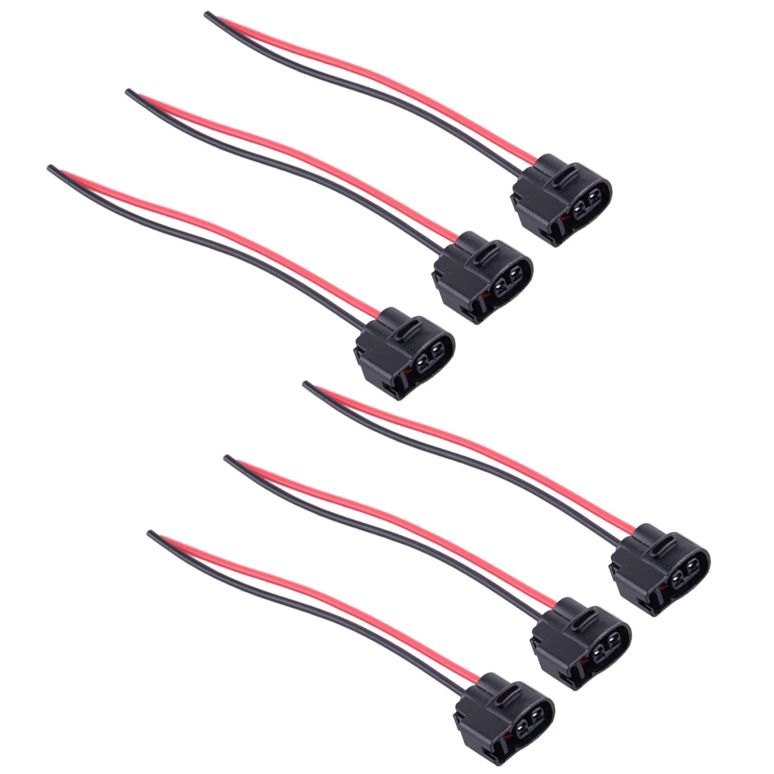 6 PCS of New Pack Ignition Coil Connector Harness Pigtail Wire For Kia Toyota