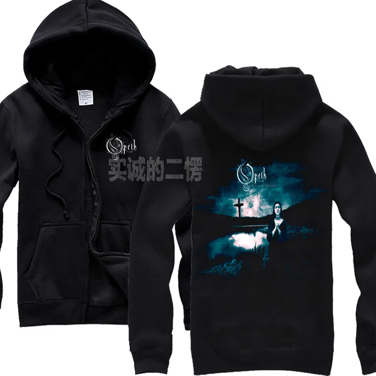 17 стилей Opeth хороший мягкий теплый хлопок на молнии Толстовка брендовая куртка тяжелый металл рок Толстовка Готический стиль sudadera спортивный костюм - Цвет: 11