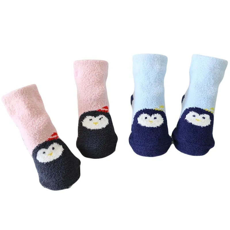 2018 new baby toddler floor socks doll thickening sleep socks baby