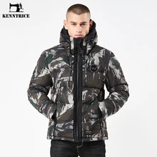 KENNTRICE зимняя куртка мужская одежда в Военном Стиле мужские холодные пальто камуфляжные ватные парки для мужчин