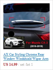 AX автомобилей Стайлинг хром Внутренняя крышка рулевого колеса и пуговицы Панель отделка знак вставить рамку украшения для Mazda CX-3 CX3
