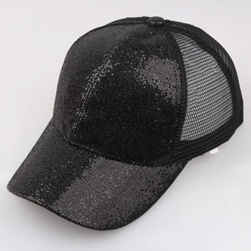 Runnings Cap Women Snapback Summer Mesh Hat Female Messy Bun Hats Casual Adjustable Streetwear Hip Hop Cap