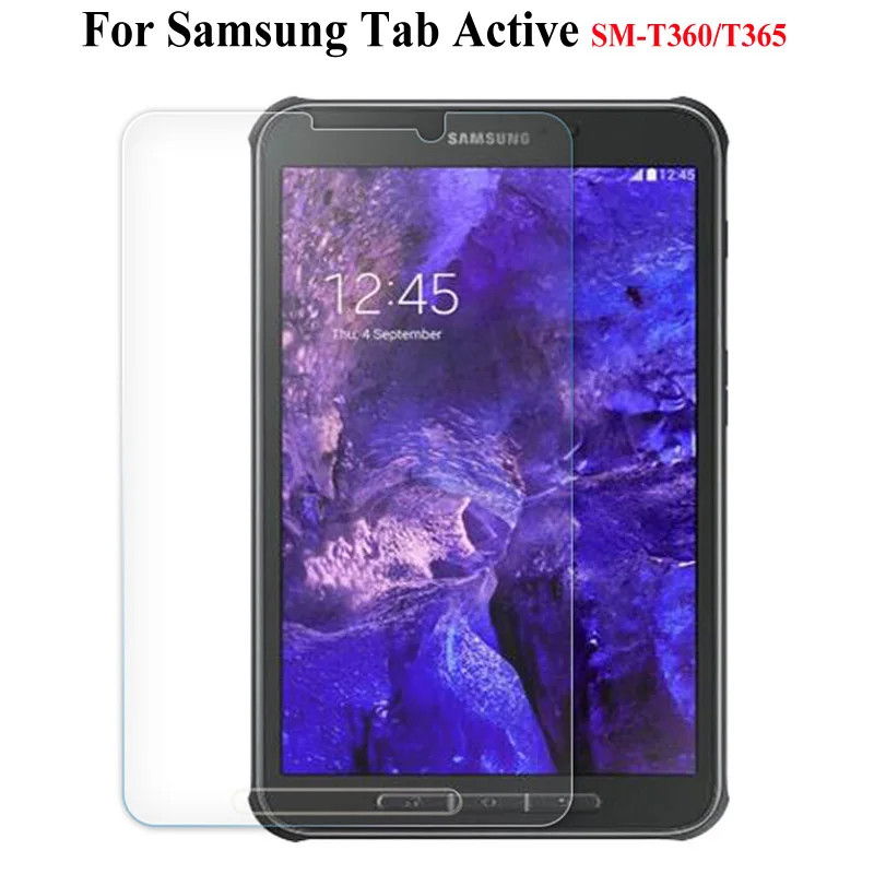 Закаленное стекло для samsung Galaxy Tab Active 1 SM-T360 T365 для samsung Tab Active 2 SM T390 T390 Защитная пленка для планшета - Цвет: T360