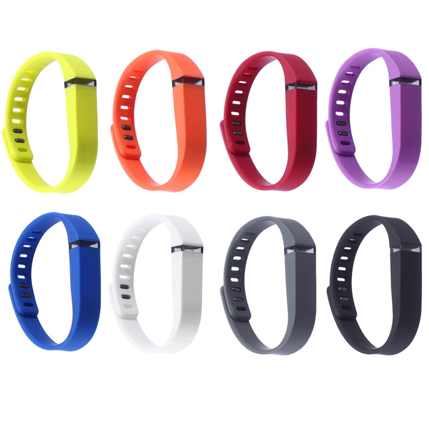 cheap large and small size silicone tpu gel replacement fitbit flex fitbit flex small size